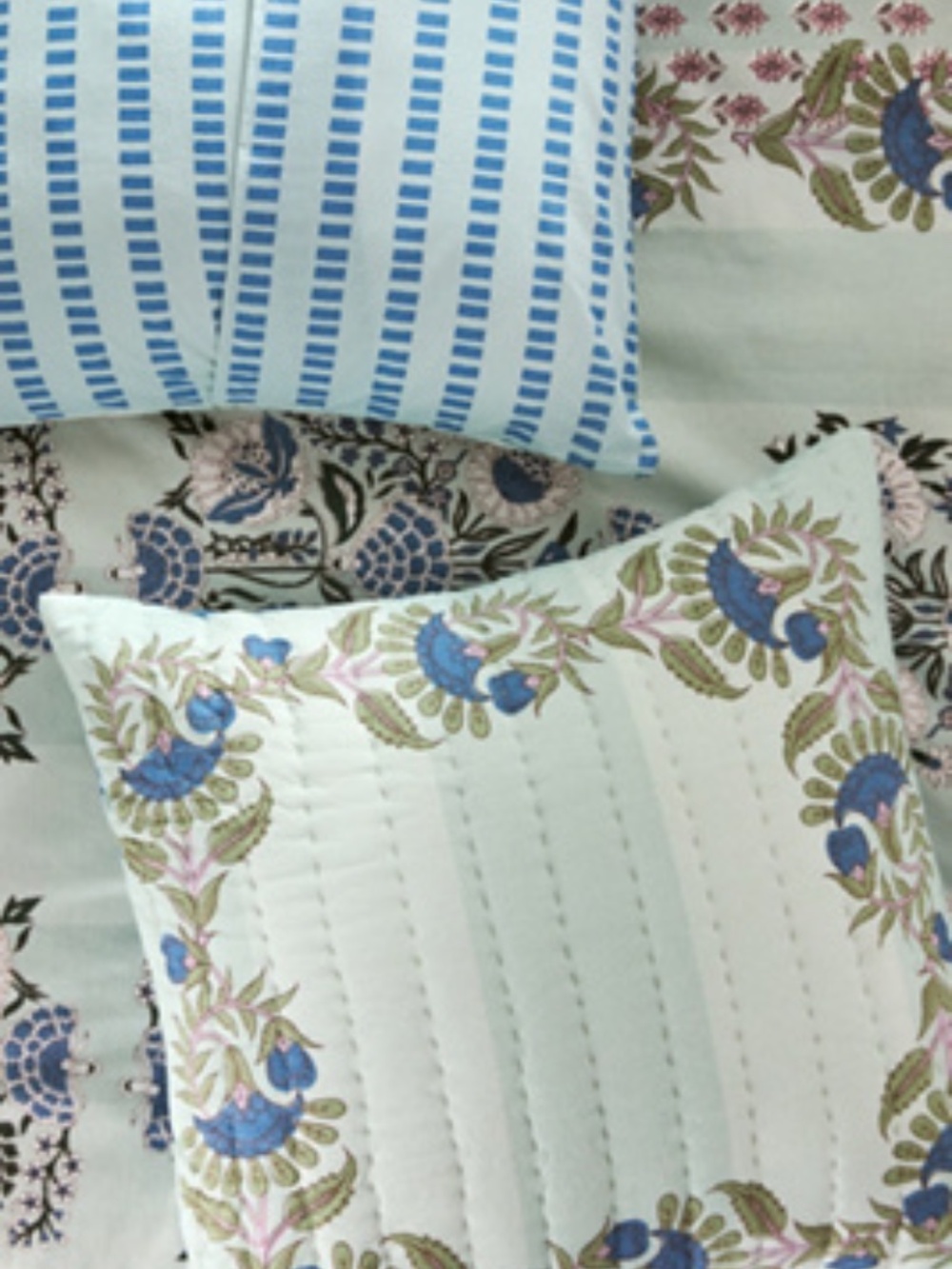 Anthropologie Lara Printed Euro Sham Single